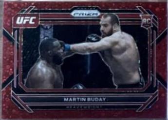 Martin Buday 2023 Panini Prizm Under Card UFC Base #37 Red