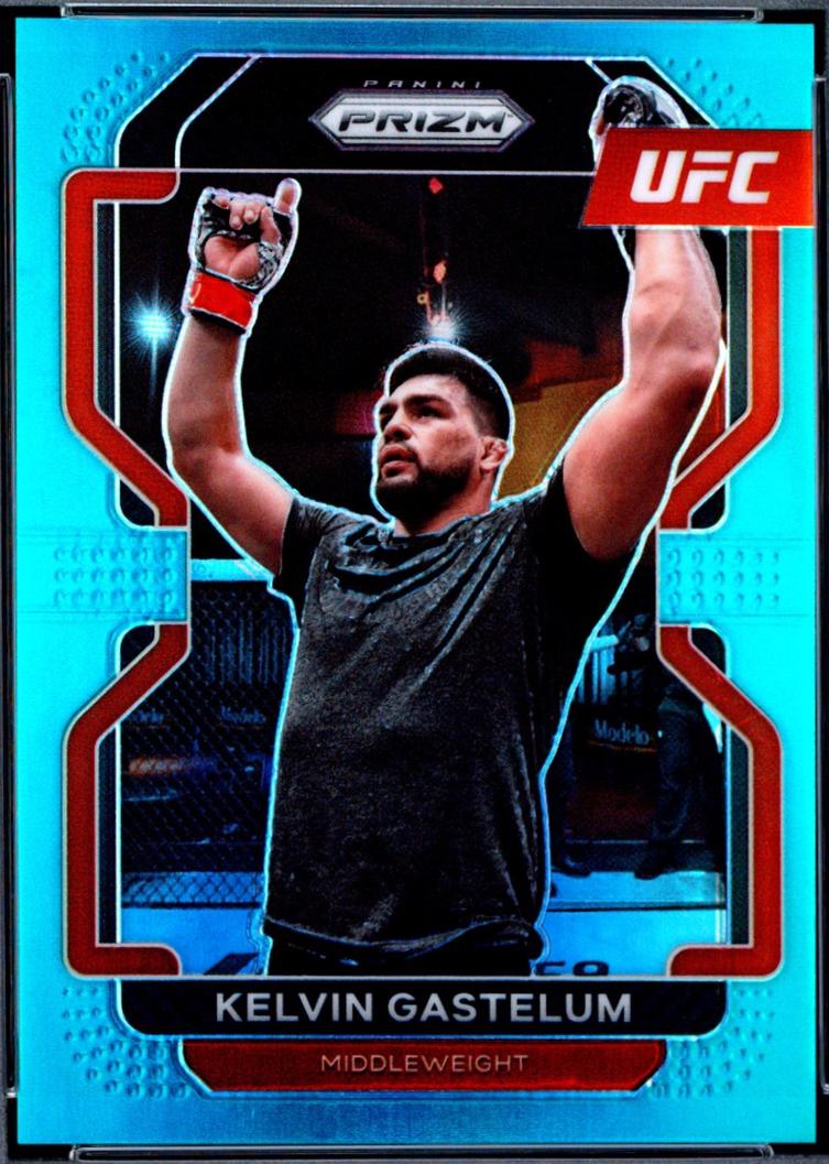 Kelvin Gastelum 2022 Panini Prizm UFC Base #176 Teal