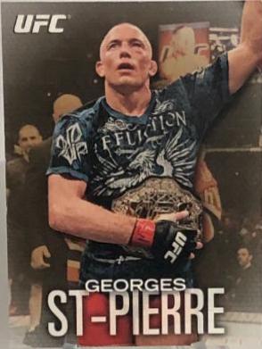 Georges St-Pierre 2012 Topps UFC Knockout Base #100 Gold