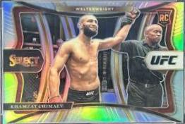 Khamzat Chimaev 2021 Panini Select UFC Premier Level #162 Silver