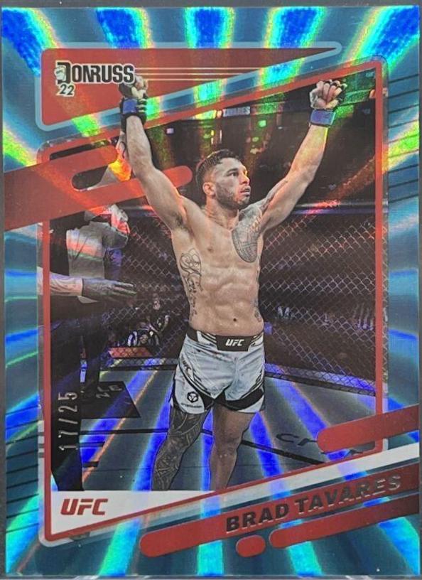 Brad Tavares 2022 Panini Donruss UFC Base #117 Teal
