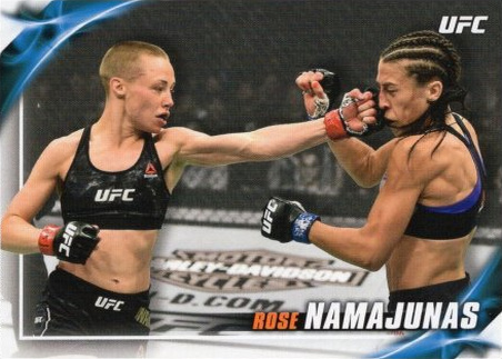 Rose Namajunas 2019 Topps UFC Knockout Base #50 Green