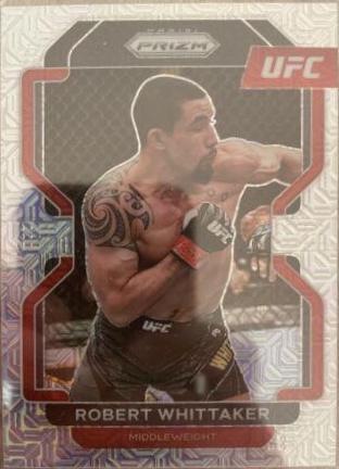 Robert Whittaker 2022 Panini Prizm UFC Base #132 Mojo