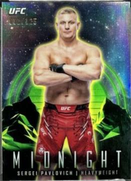 Sergei Pavlovich 2024 Topps Midnight UFC Base #49 Morning