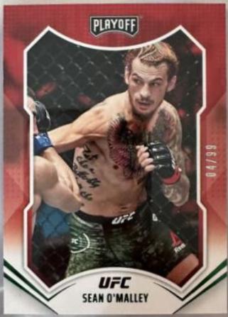 Sean O'Malley 2022 Panini Chronicles UFC Base Playoff #162 Green