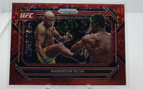 Anderson Silva 2023 Panini Prizm Under Card UFC Base #76 Red