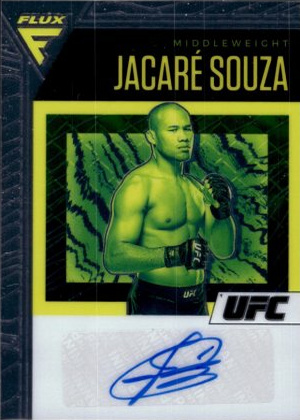Ronaldo Souza 2021 Panini Chronicles UFC Flux Auto #26 Black
