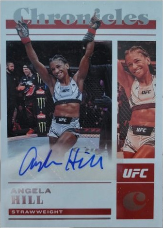 Angela Hill 2023 Panini Chronicles UFC Chronicles Signatures #28 Platinum