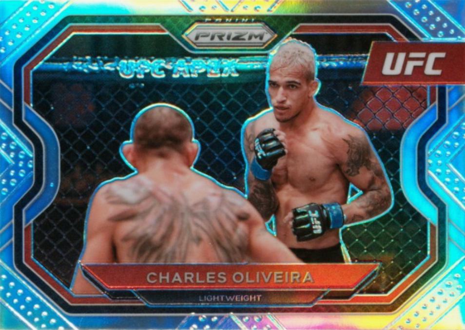 Charles Oliveira 2021 Panini Prizm UFC Base #174 Silver