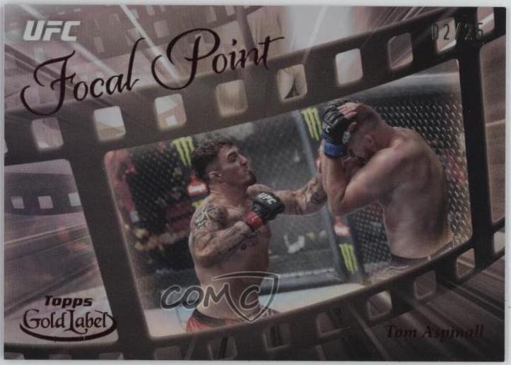Tom Aspinall 2024 Topps Gold Label UFC Focal Point #FP-24 Red