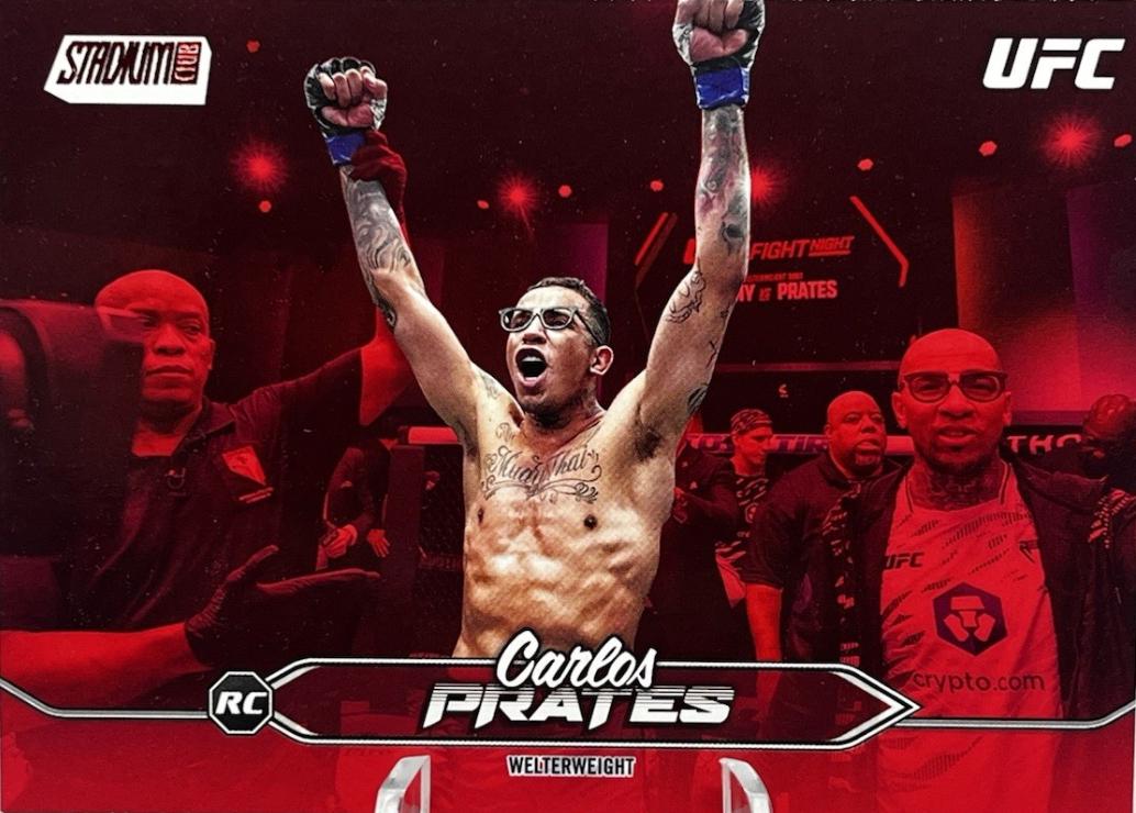 Carlos Prates 2025 Topps Stadium Club UFC Base #78 Red