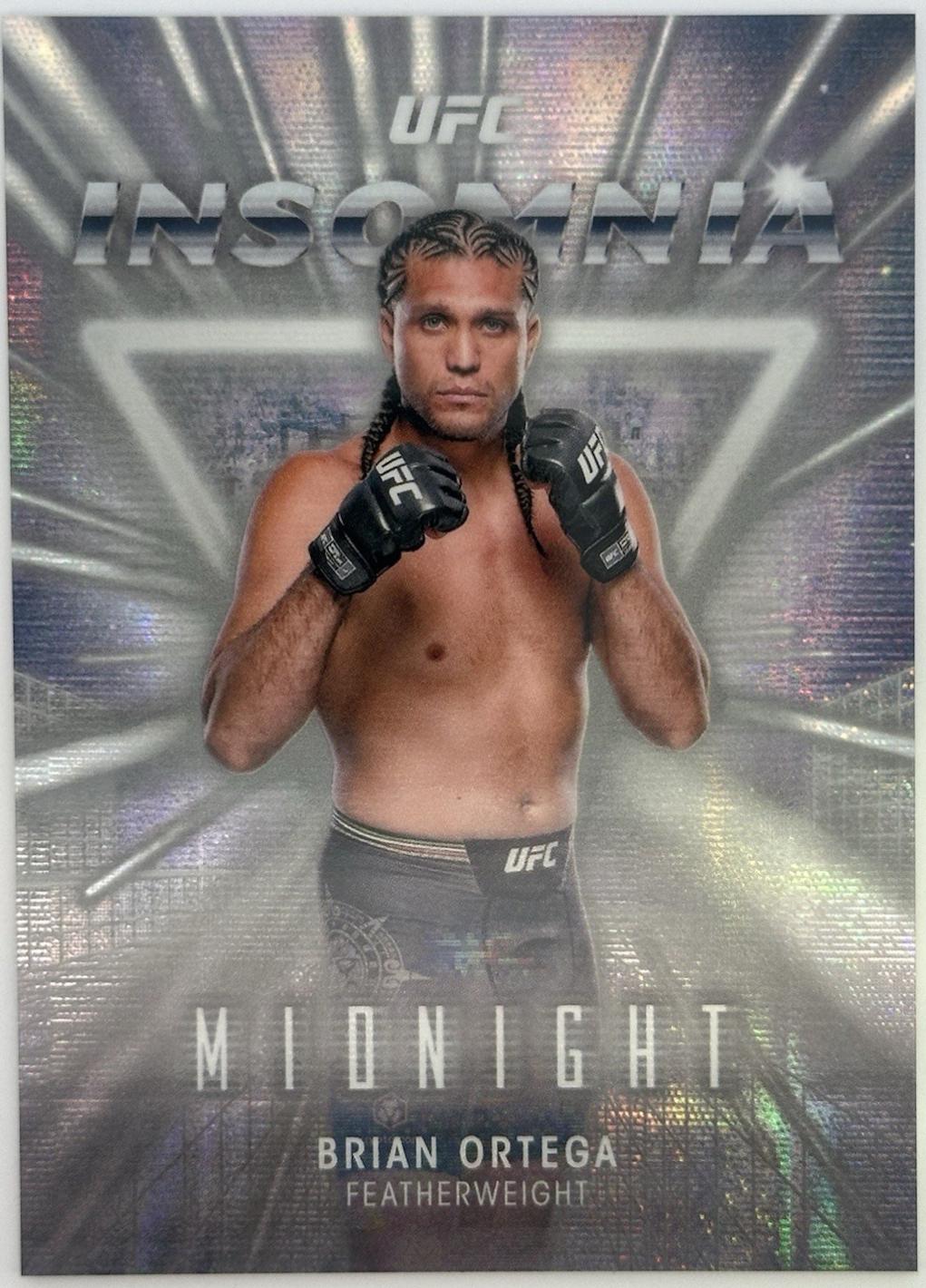 Brian Ortega 2025 Topps Midnight UFC Insomnia #IN-16 Moon Beam