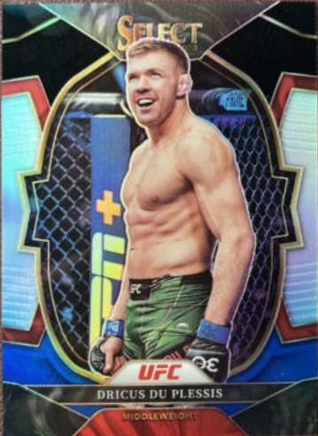Dricus Du Plessis 2023 Panini Select UFC Concourse #24 Black Blue