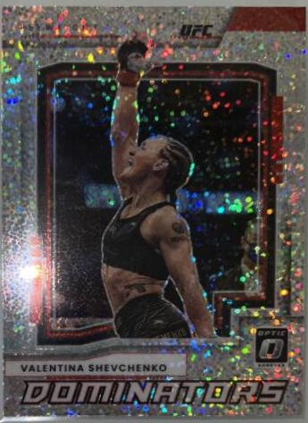 Valentina Shevchenko 2022 Panini Donruss Optic UFC Dominators #3 White Sparkle