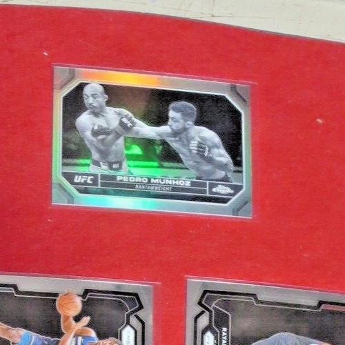 Pedro Munhoz 2024 Topps Chrome UFC Base #155 Negative Refractor