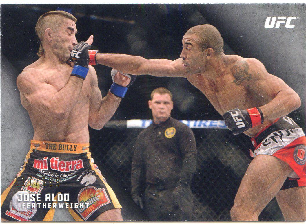 José Aldo 2015 Topps UFC Knockout Base #77 Silver