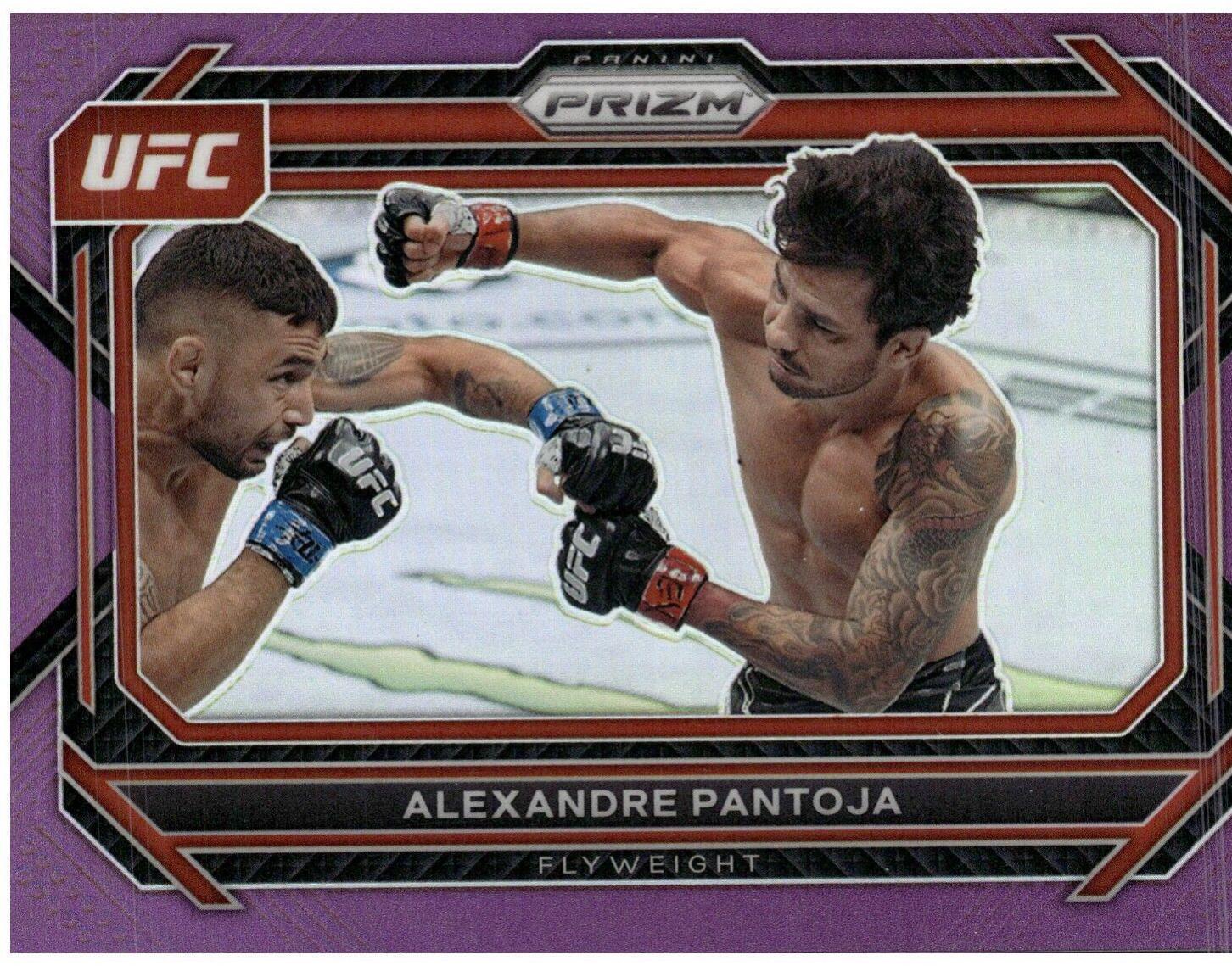 Alexandre Pantoja 2023 Panini Prizm UFC Base #46 Purple