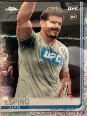 Juan Espino 2019 Topps Chrome UFC Base #88 Diamond Hot Box