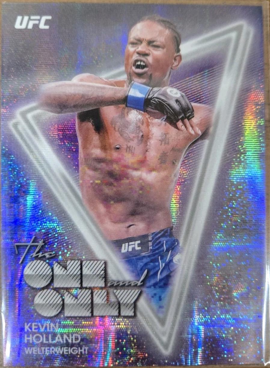 Kevin Holland 2025 Topps Midnight UFC The One and Only #OO-16 Moon Beam