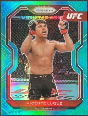 Vicente Luque 2021 Panini Prizm UFC Base #53 Teal