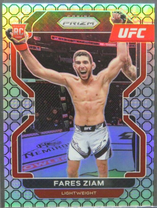 Fares Ziam 2022 Panini Prizm UFC Base #143 Octagon