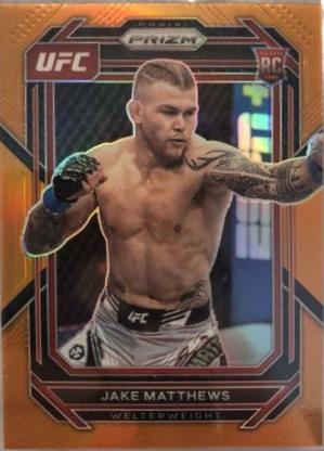 Jake Matthews 2023 Panini Prizm UFC Base #109 Orange