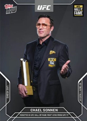Chael Sonnen Topps Now UFC Base #10 Orange