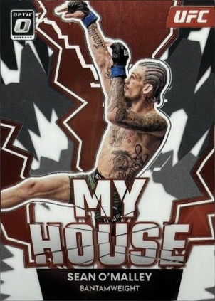 Sean O'Malley 2023 Panini Donruss Optic UFC My House #23 Purple Velocity