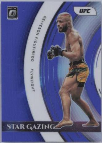 Deiveson Figueiredo 2022 Panini Donruss Optic UFC Star Gazing #19 Blue