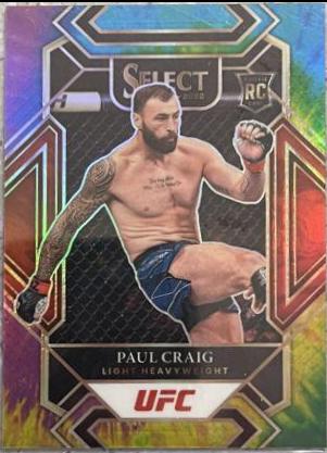 Paul Craig 2022 Panini Select UFC Mezzanine #333 Black