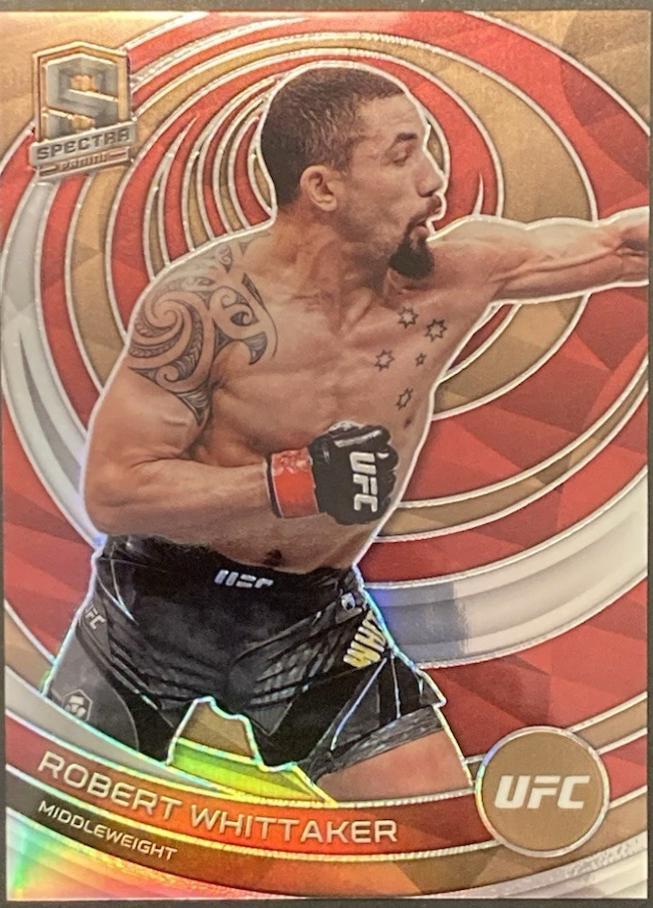 Robert Whittaker 2023 Panini Chronicles UFC Base Spectra #377 Bronze