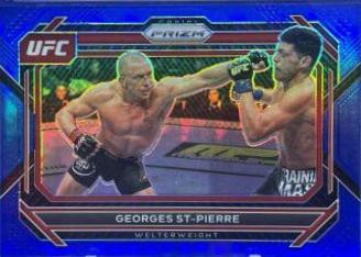 Georges St-Pierre 2023 Panini Prizm UFC Base #32 Blue
