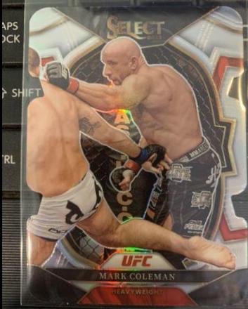 Mark Coleman 2023 Panini Select UFC Concourse #79 Silver Die Cut