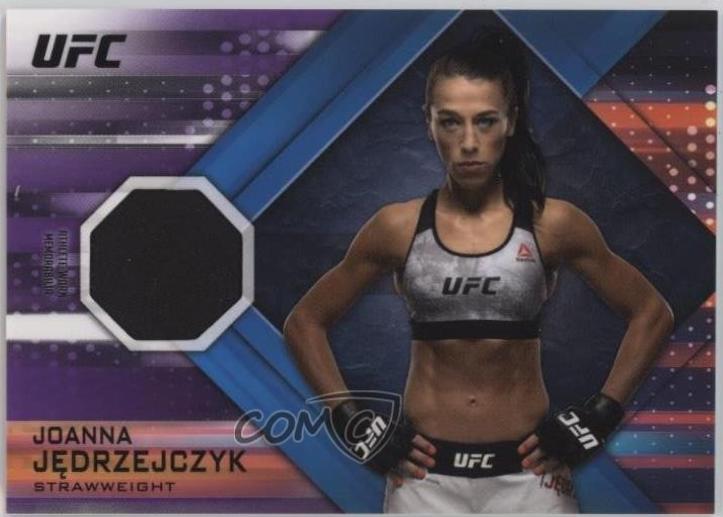 Joanna Jędrzejczyk 2019 Topps UFC Knockout Knockout Relics #KR-JJ Purple
