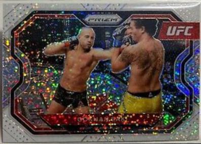 Gökhan Saki 2021 Panini Prizm UFC Base #188 White Sparkle