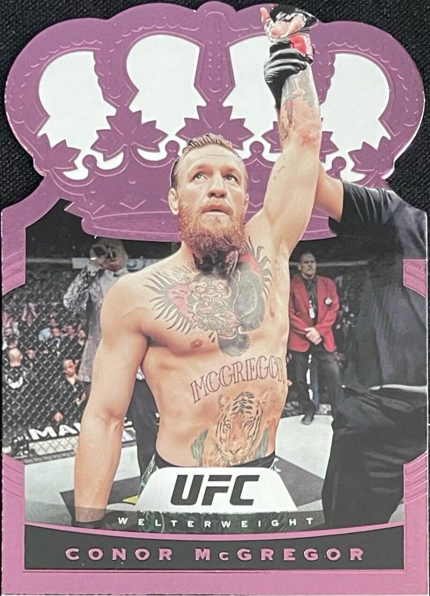 Conor McGregor 2021 Panini Chronicles UFC Base Crown Royale #14 Pink