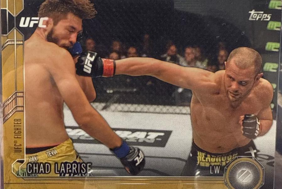 Chad Laprise 2015 Topps UFC Chronicles Base #230 Gold