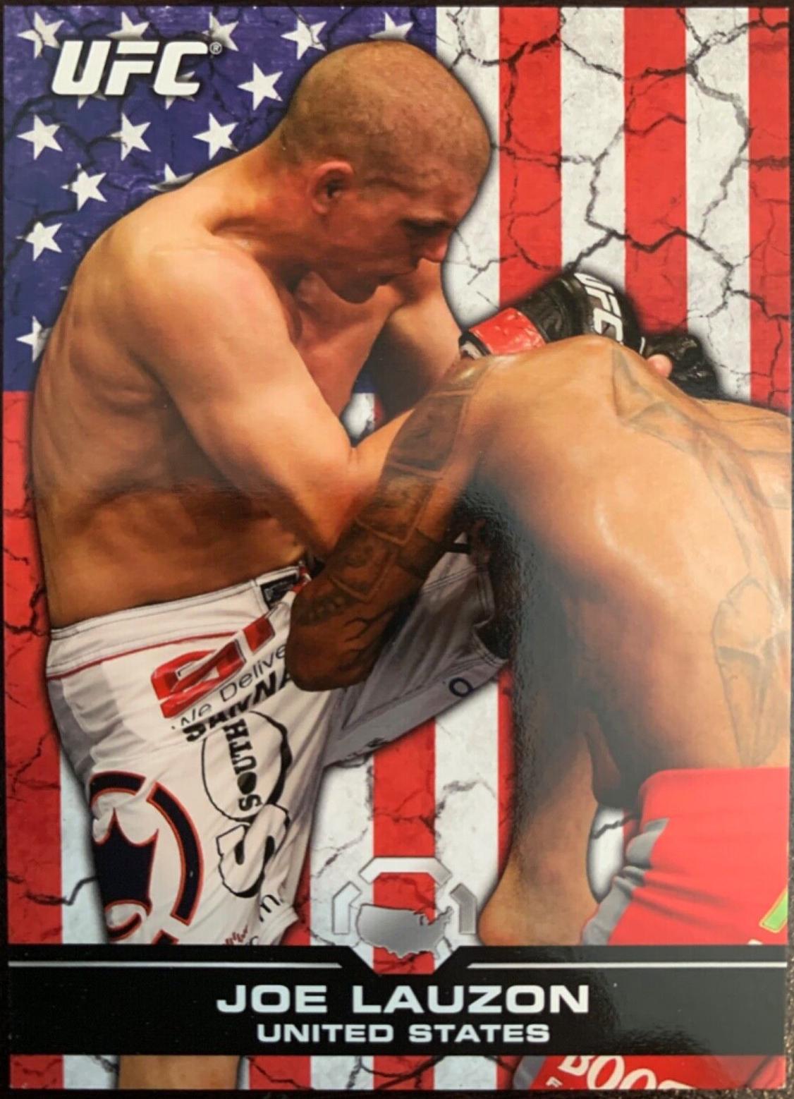 Joe Lauzon 2013 Topps UFC Bloodlines Base #62 Flag