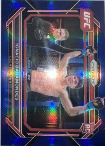 Ignacio Bahamondes 2023 Panini Prizm UFC Base #62 Blue