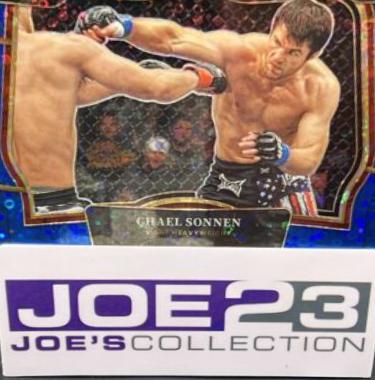 Chael Sonnen 2023 Panini Select UFC Octagonside #226 Blue Disco