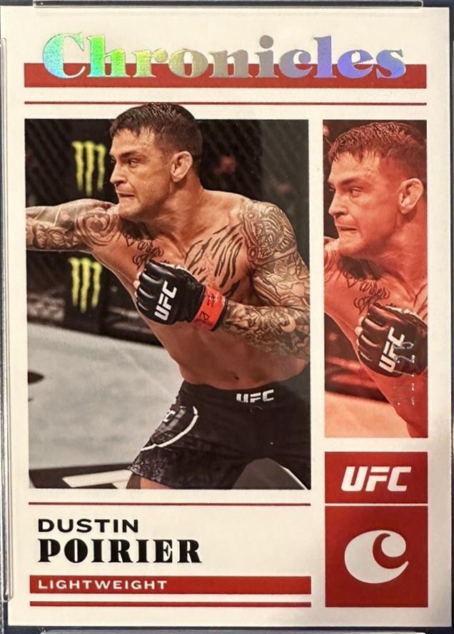 Dustin Poirier 2023 Panini Chronicles UFC Base Chronicles #64 Silver
