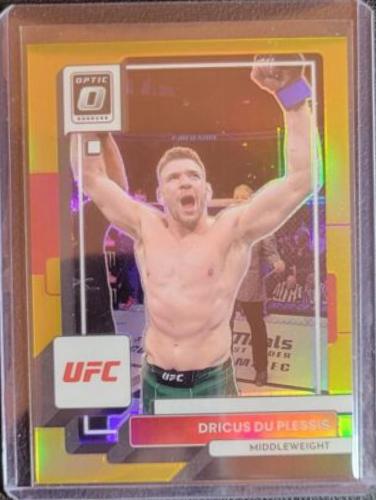 Dricus Du Plessis 2023 Panini Donruss Optic UFC Base #15 Gold