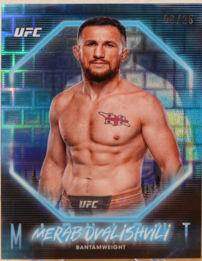 Merab Dvalishvili 2025 Topps Midnight UFC Base #70 Moonrise