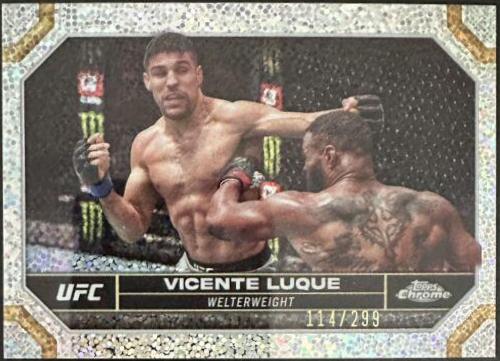 Vicente Luque 2024 Topps Chrome UFC Base #192 Speckle Refractor