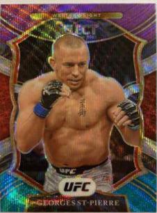Georges St-Pierre 2021 Panini Select UFC Concourse #14 Tri Color