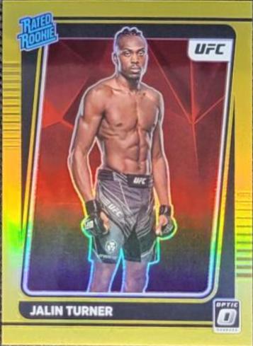 Jalin Turner 2022 Panini Donruss Optic UFC Base #114 Gold