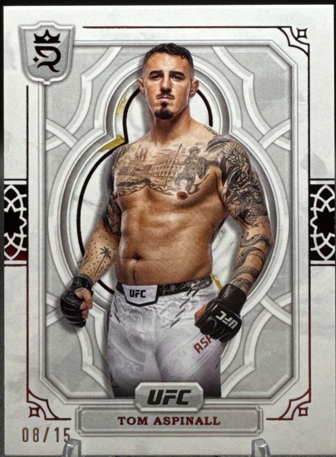 Tom Aspinall 2024 Topps Royalty UFC Base #86 Red