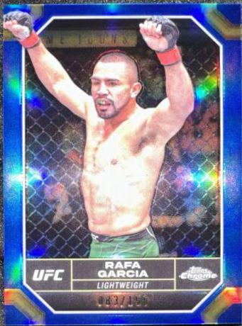 Rafa Garcia 2024 Topps Chrome UFC Base #157 Blue Refractor