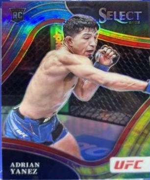 Adrian Yanez 2022 Panini Select UFC Octagonside #280 Tie Dye
