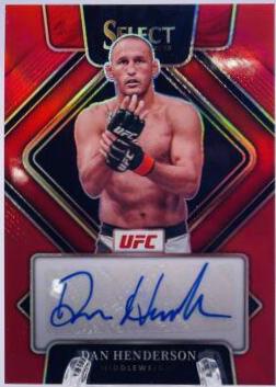 Dan Henderson 2022 Panini Select UFC Signatures #1 Red